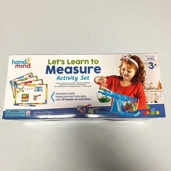 Hand2mind Let’s Learn to Measure Activity Set Kids STEM Educational Toy - Picture 4 of 5
